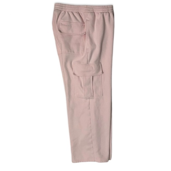 Skims Cotton Fleece Cargo Pants in Cherry Blossom Size Small - Picture 5 of 11